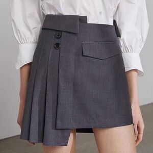 J.ING Charcoal Gray Skirt